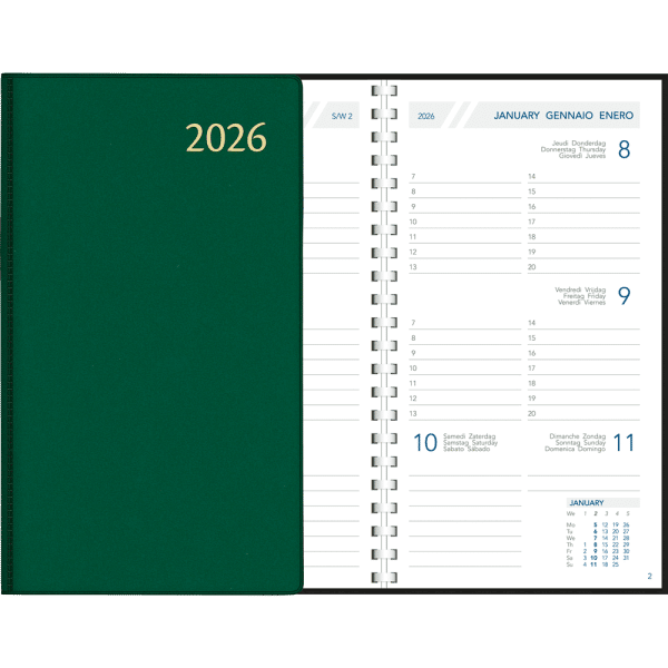 Zakagenda Visuplan 2026 perl groen