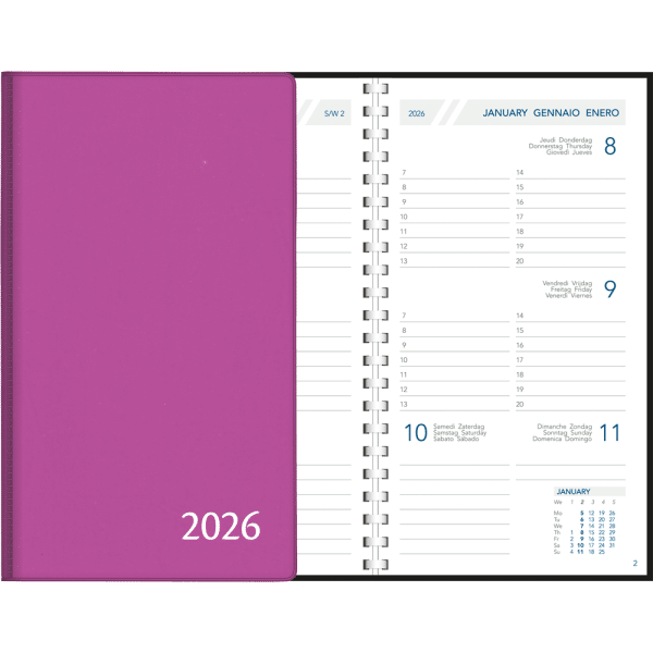 Zakagenda Visuplan 2026 perl purper