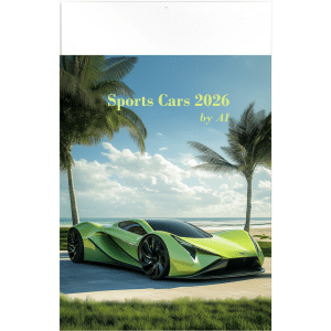 Muurkalender Sports Cars by AI 2026