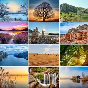 Muurkalender Serenity 2026 - Afbeeldingen