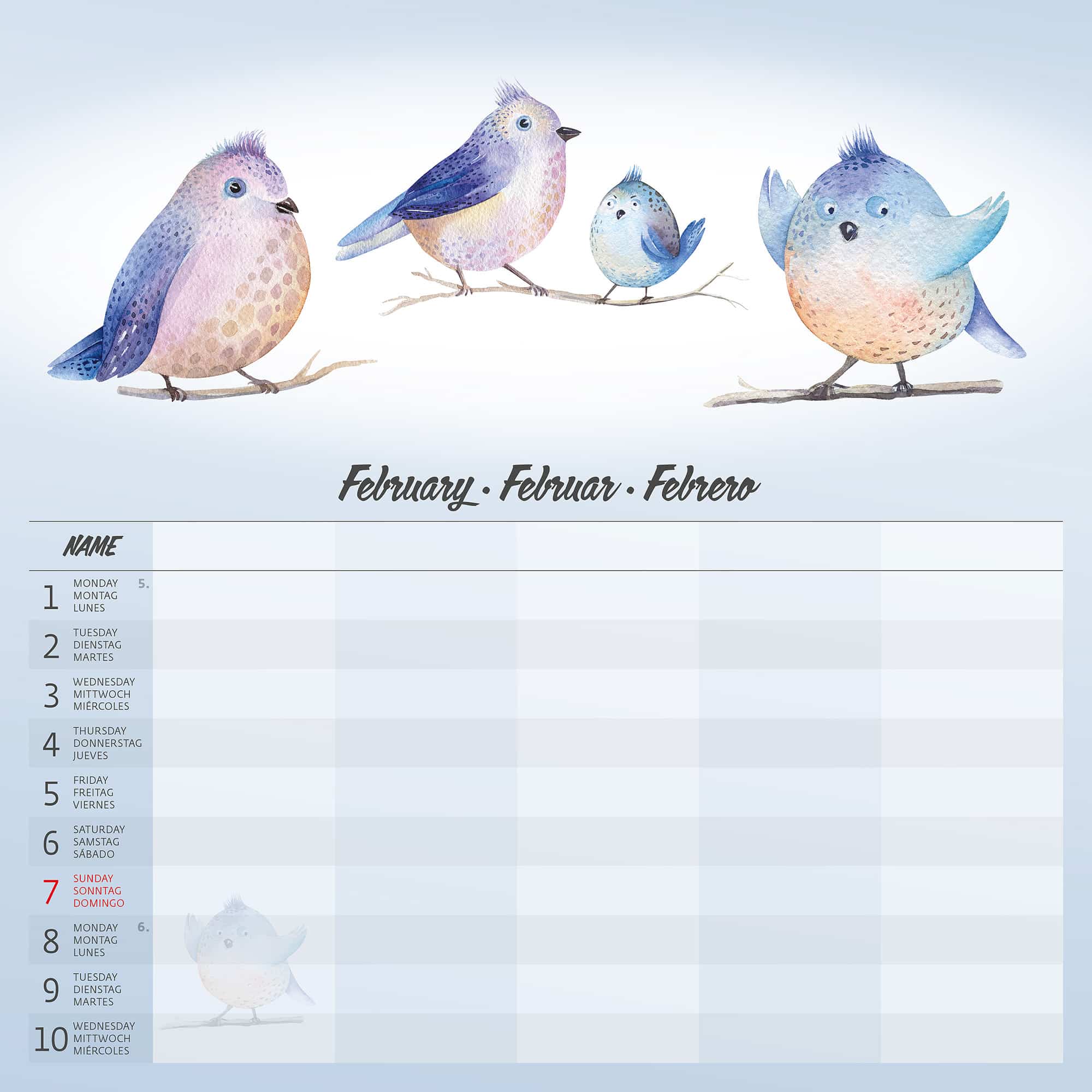 Family Planner 2027 - Februari Family Planner 2027 - Februari