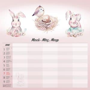 Family Planner 2027 - Maart