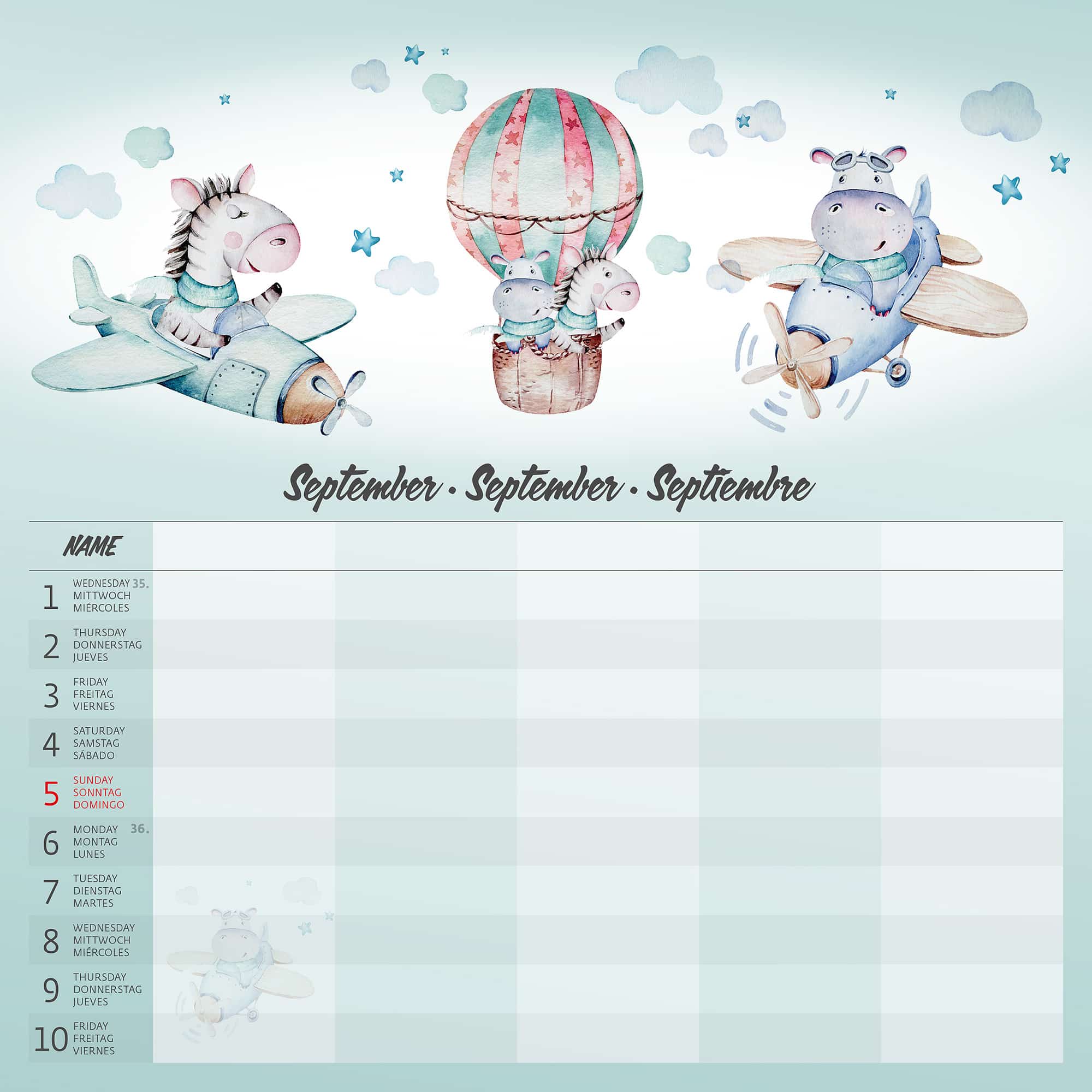Family Planner 2027 - September Family Planner 2027 - September