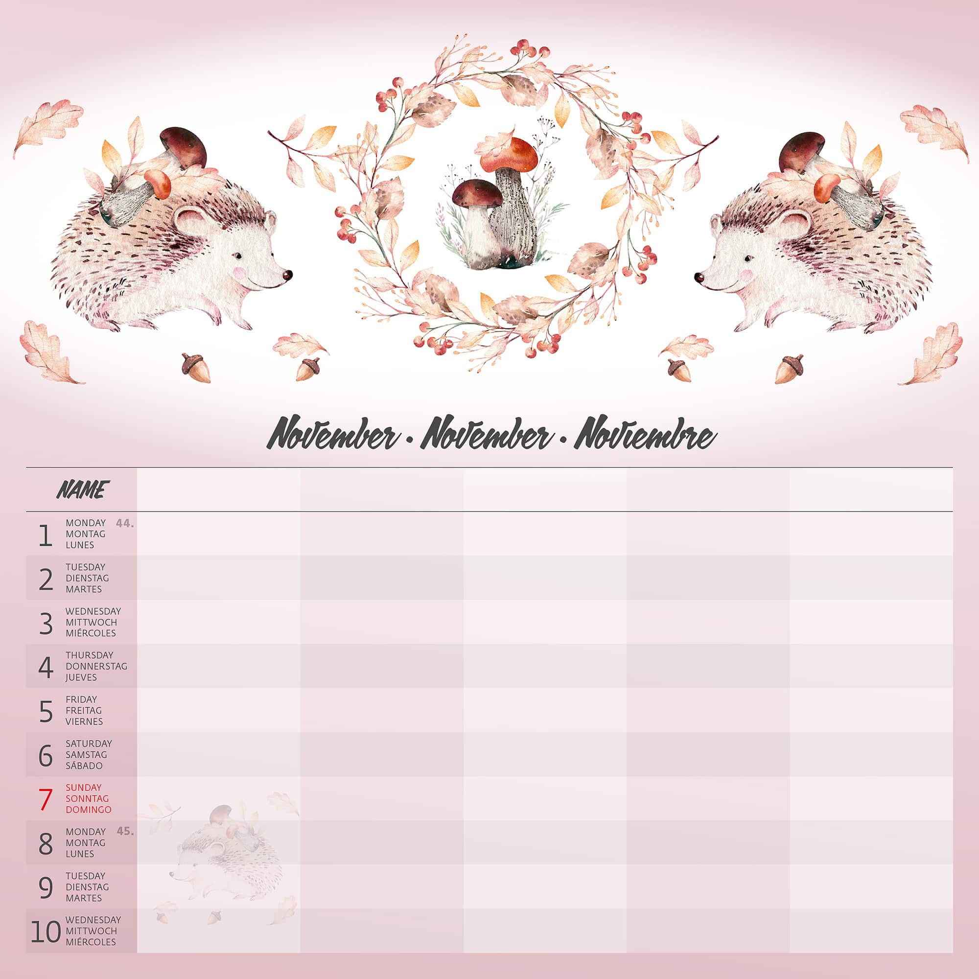 Family Planner 2027 - November Family Planner 2027 - November