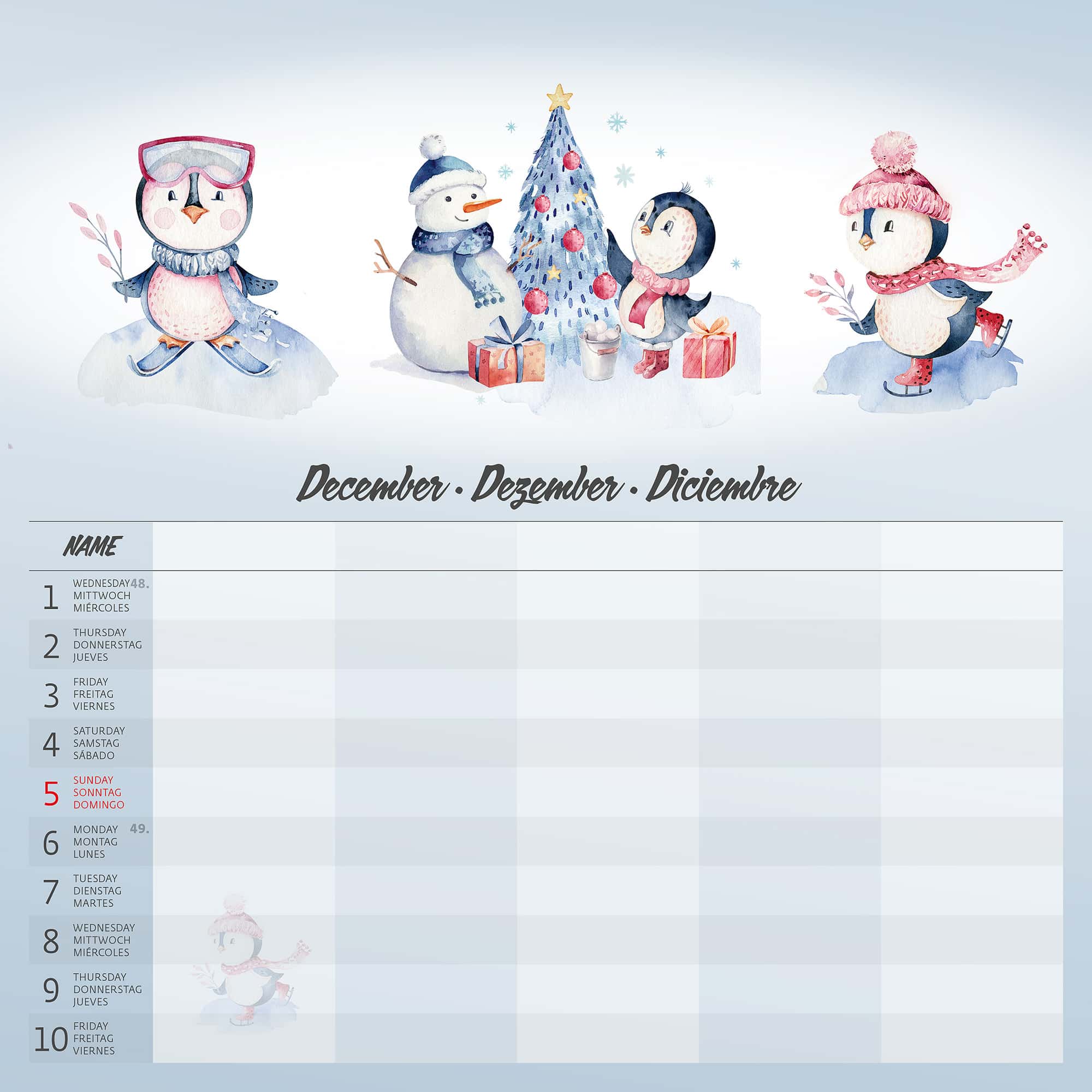 Family Planner 2027 - December Family Planner 2027 - December