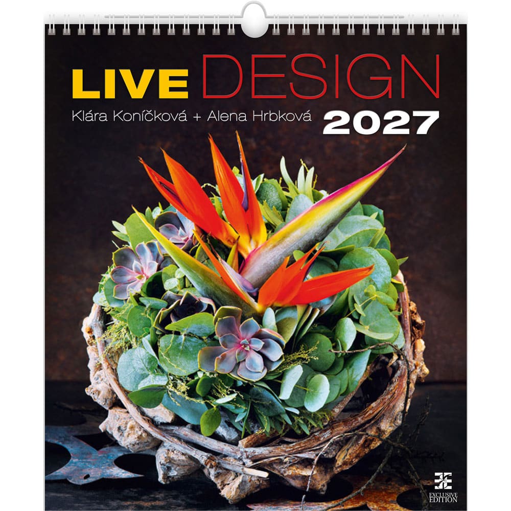 Muurkalender Live Design 2027 Muurkalender Live Design 2027