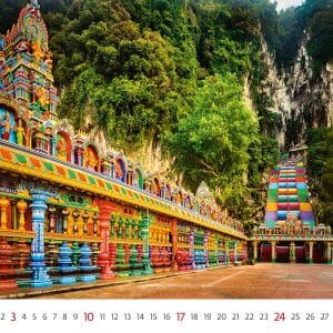 Muurkalender World Wonders 2027 - Januari