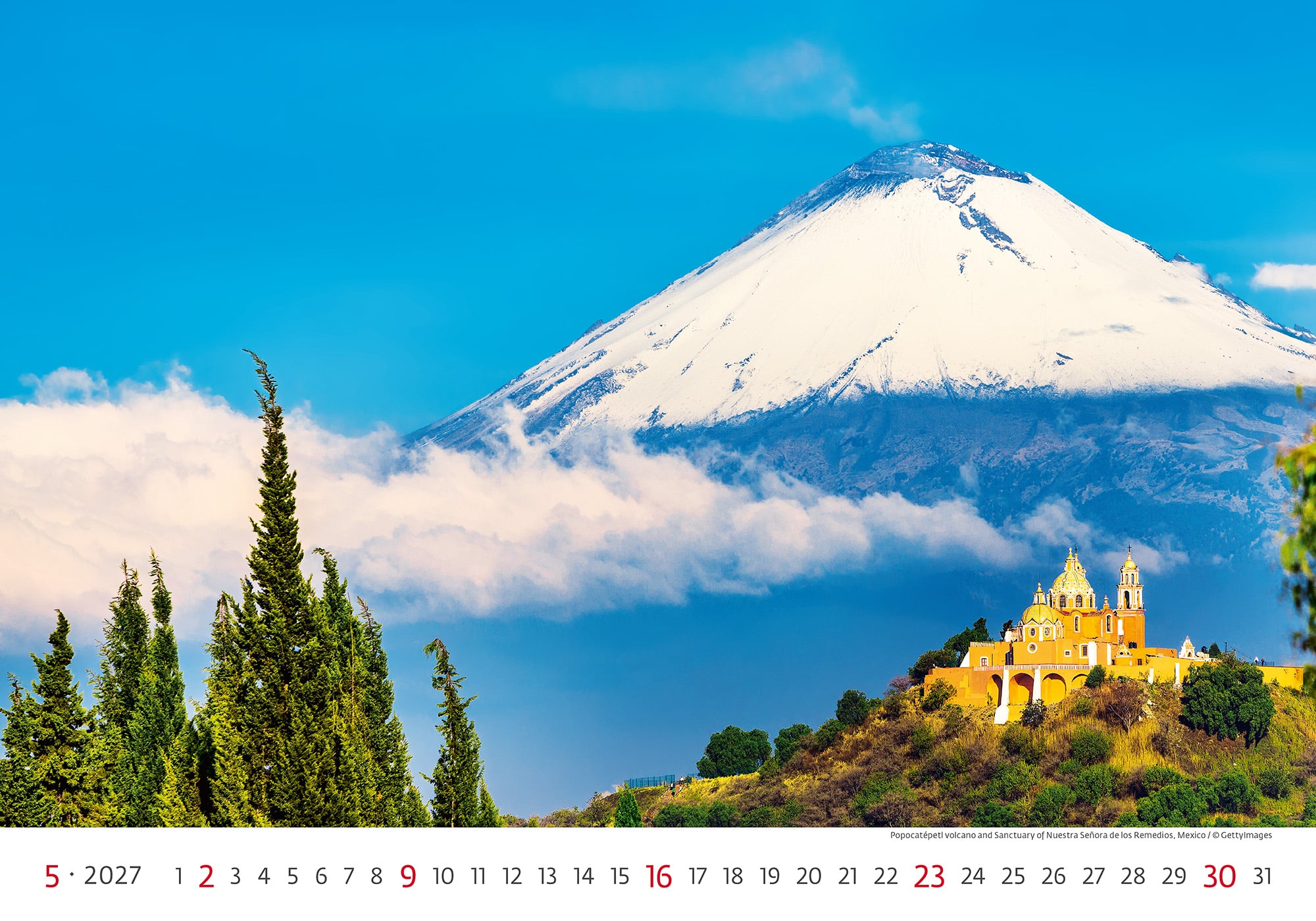 Muurkalender World Wonders 2027 - Mei Muurkalender World Wonders 2027 - Mei