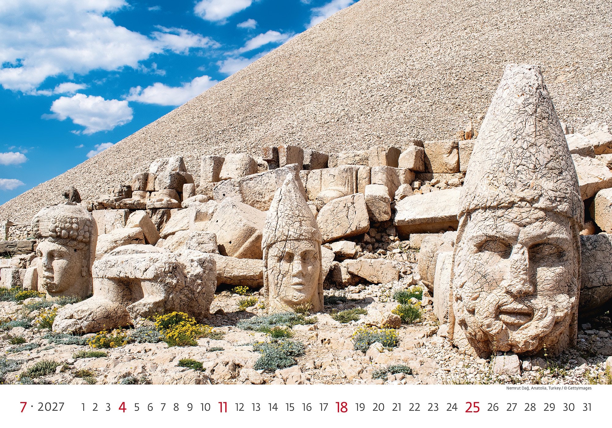 Muurkalender World Wonders 2027 - Juli Muurkalender World Wonders 2027 - Juli