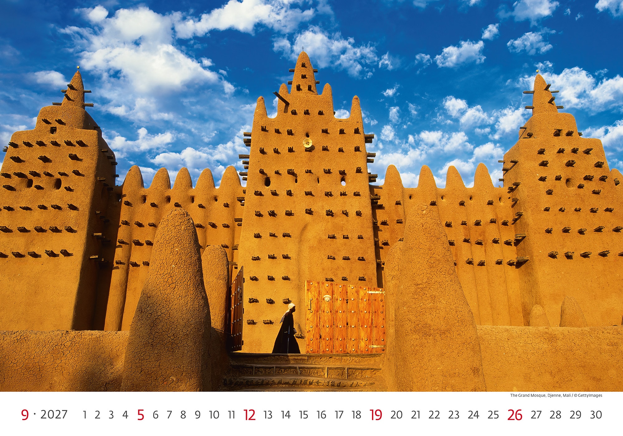 Muurkalender World Wonders 2027 - September Muurkalender World Wonders 2027 - September