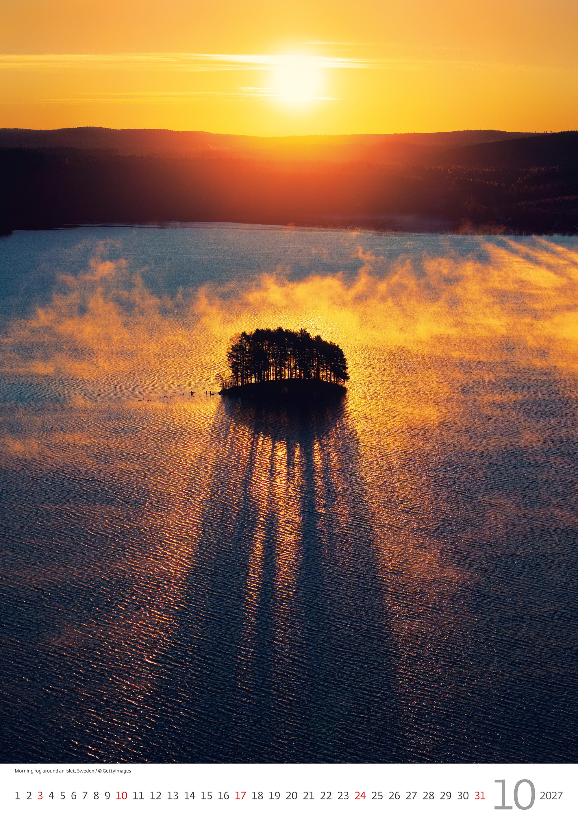 Muurkalender Nature Emotions 2027 - Oktober Muurkalender Nature Emotions 2027 - Oktober