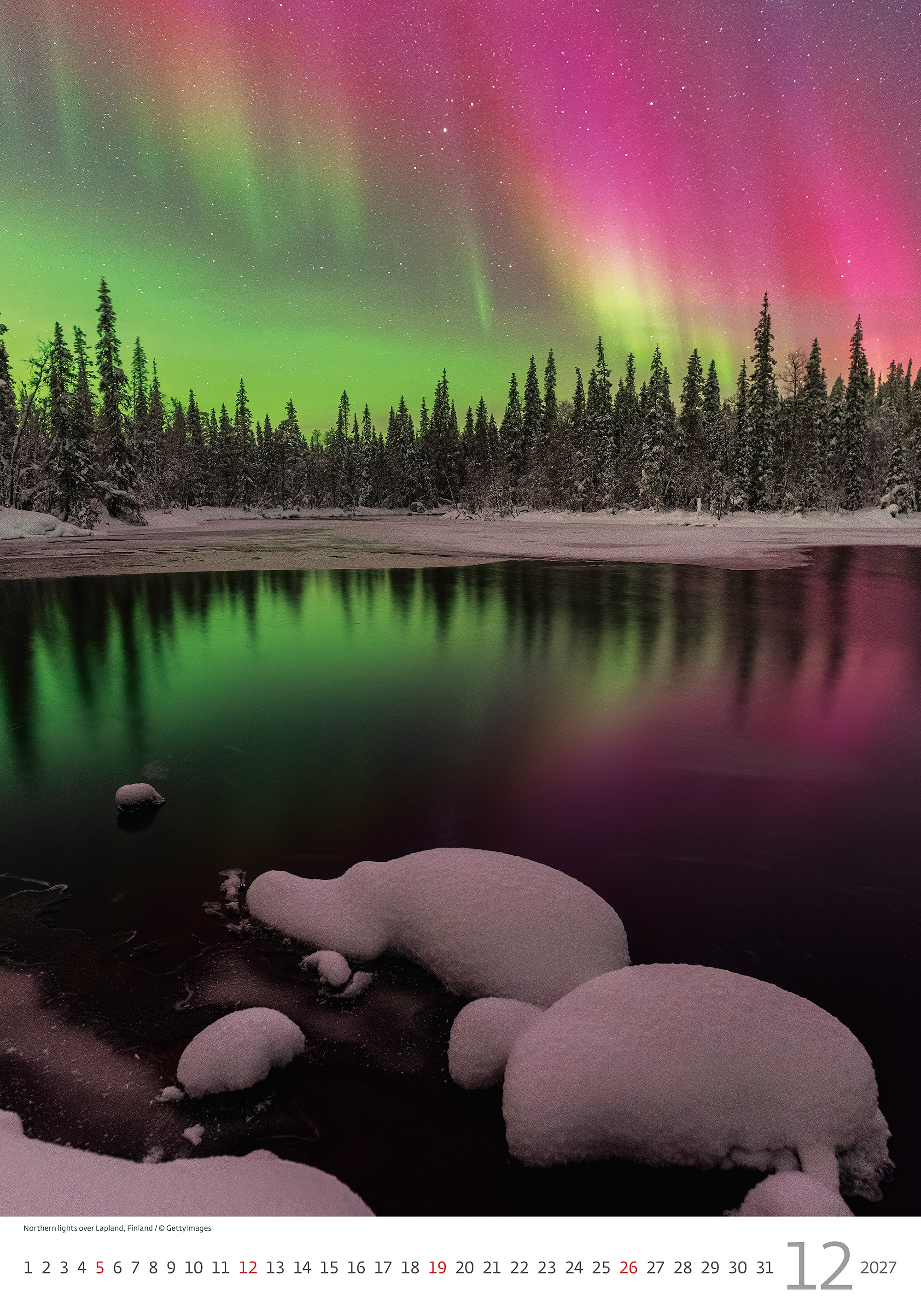 Muurkalender Nature Emotions 2027 - December Muurkalender Nature Emotions 2027 - December