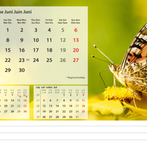 Kantoorkalender Beautiful Nature 2027 - Juni