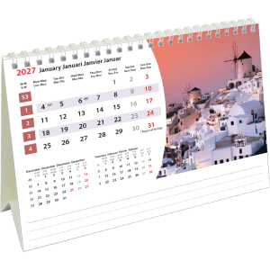 Kantoorkalender Mediterranean 2027 - Januari