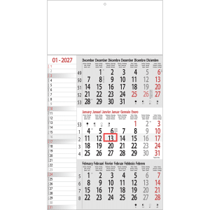 3-maandkalender Memo 2027