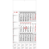 3-maandkalender Memo 2027 met jaaroverzicht