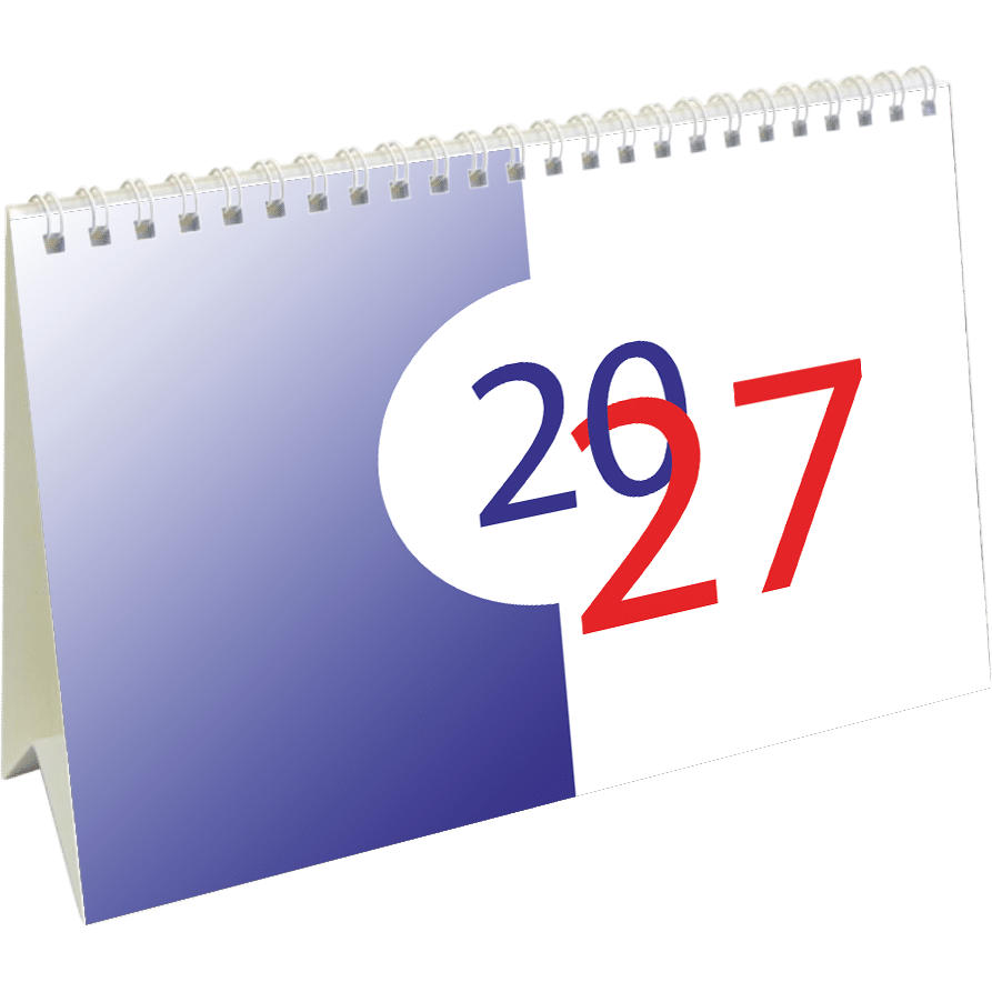 Kantoorkalender Belgium 2027 - Voorblad Kantoorkalender Belgium 2027 - Voorblad