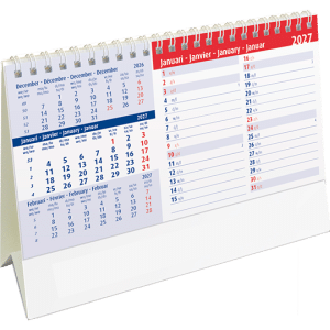Kantoorkalender Belgium Memo 2027