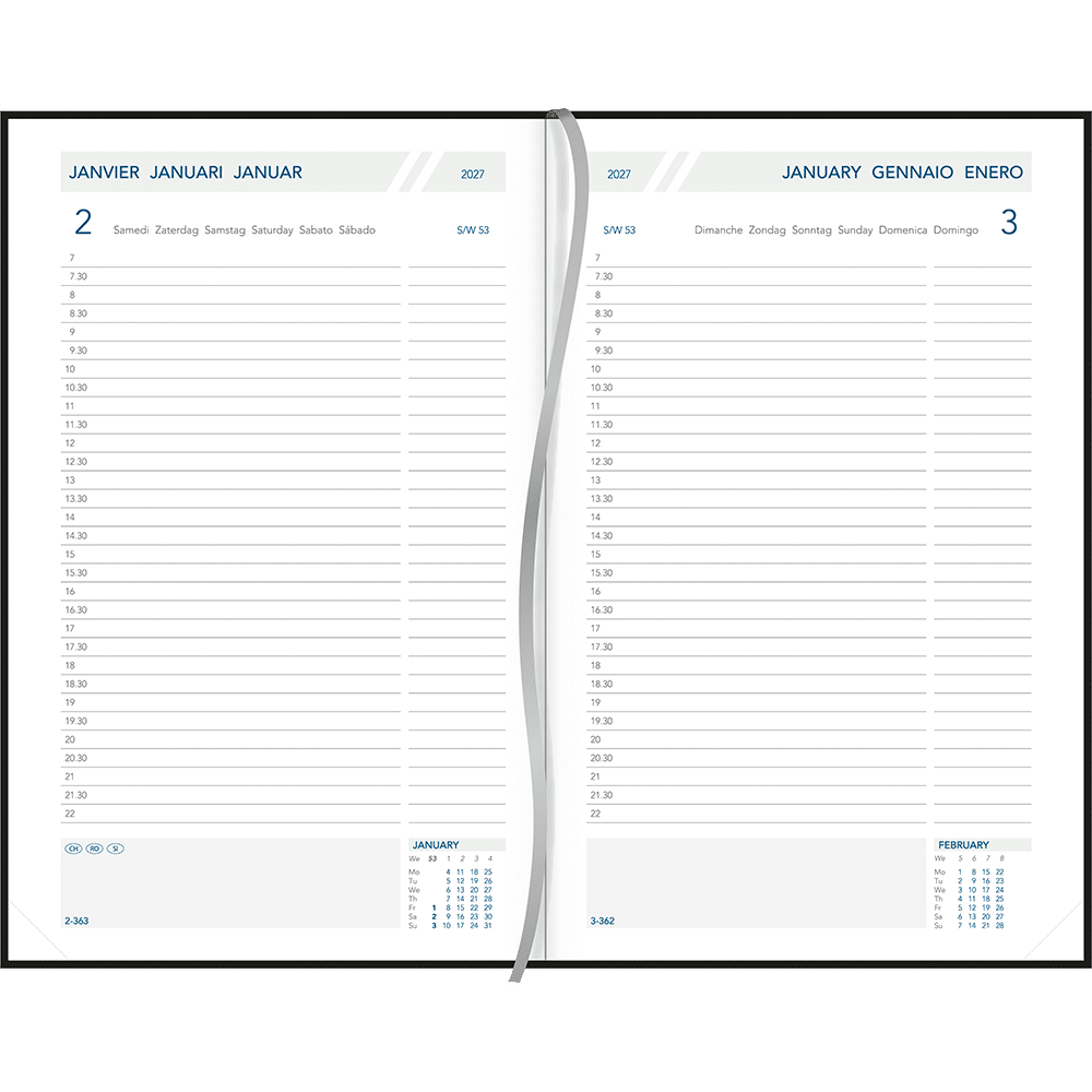 Kantooragenda Daily 2027 gebonden Kantooragenda Daily 2027 gebonden