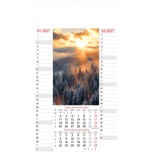 Muurkalender Amazing Nature 2027