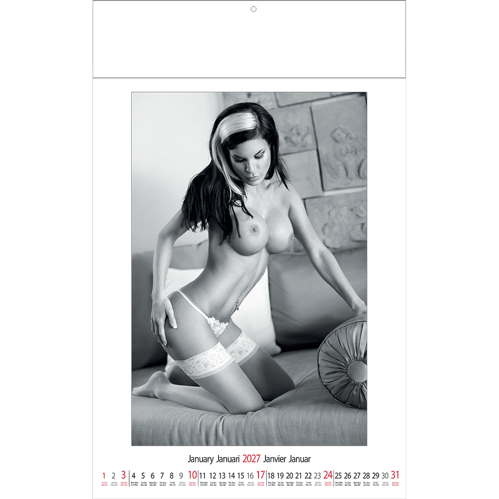 Muurkalender pin-up Female Art 2027 - Januari Muurkalender pin-up Female Art 2027 - Januari