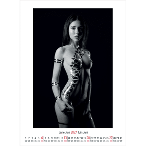 Muurkalender pin-up Female Art 2027 - Juni