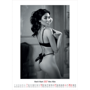 Muurkalender pin-up Female Art 2027 - Maart
