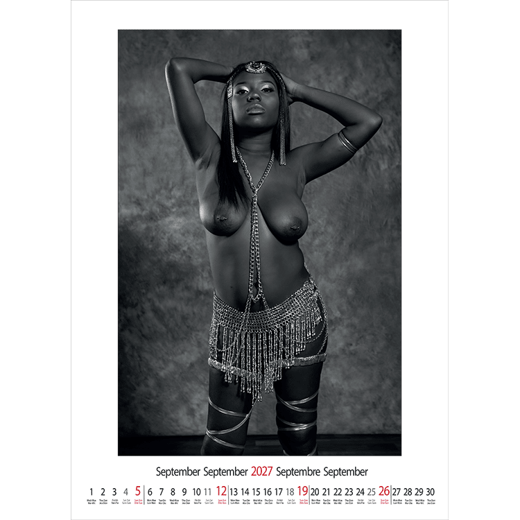 Muurkalender pin-up Female Art 2027 - September Muurkalender pin-up Female Art 2027 - September