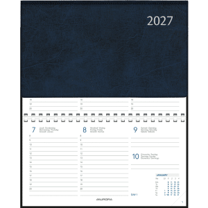 Zakagenda Novoplan 2027 spiraal, blauw