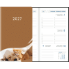 Visuplan 2027 Hardcover bruin